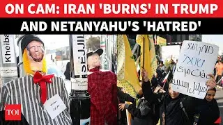 Tehran Boils: Iranians CHANT 'Death To US & Israel', Burn Effigies Of Trump, Flaunt Missiles, Nukes