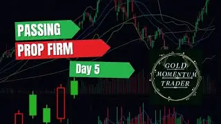 PASSING PROP FIRM CHALLENGE -DAY 5#trading #forexrisk #goldtrading #propfirmtrading  #forextrading