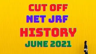 History NET JRF CUT Off June 2021