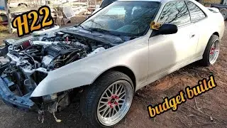 The Wrecked Budget Honda gets 18s and Bad body parts Removed - Pt 2