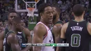 Marcus Morris, Serge Ibaka & C  J  Miles Triple Technical Scuffle! Morris Gets Ejected!
