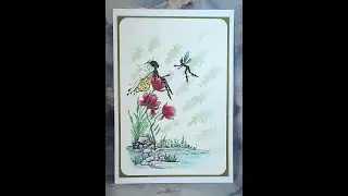 'Enchanting Blooms' #AngiesHappyHobby #crafting2025 #craftingismytherapy