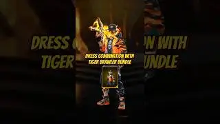 DRESS COMBINATION 👺 WITH TIGER BRAWLER BUNDLE 🐯 FREE FIRE 🔥