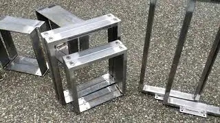 Tube Steel Legs for Live Edge Tables
