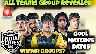 BGIS All Teams Group Revealed🚨 GodL Matches Date🔥 Unfair Groups?😳 Reply!😲