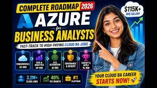 Azure BA Roadmap 2026 🚀 Skills, Certifications, Salary & Job Guide