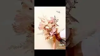 komeko‪🌱‬ピンクッションのドライ風ブーケ‪𓂃◌𓈒𓏲𓆸