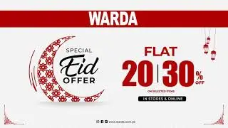 Flat 20 and 30% on New Arrivals EID collections by WARDA Designer's