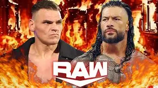 Roman Reigns vs Gunther Wwe Raw Netflix 26 Jan 2026 Wwe2k25 Simulation - FULL MATCH