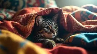 LIVE 🐱 Peaceful Kitty Resting Peacefully with Soft Piano Music for Sweet Dreams 🐱 | Season 6