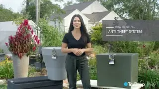 Crescent Garden TruDrop Self-Watering Planters: Installing Anti-Theft System