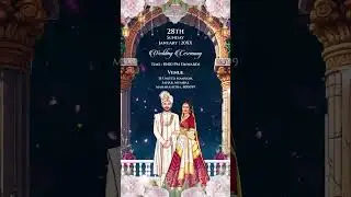 4 Ideal Jain Wedding Invitation A Perfect Blend of Tradition and Elegance 🎊 #trending #viral