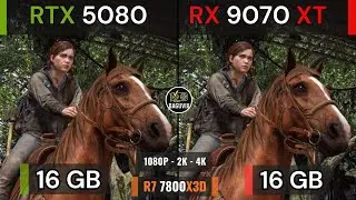 RX 9070 XT VS RTX 5080 Test in 20 Games - Raw FPS Only