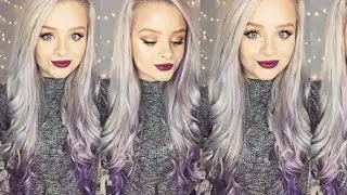 How to  Lilac Dip Dye Extensions ft  Donalovehair   by sophdoesnails