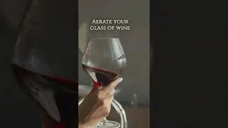Aerate your Wine #shorts #wine #organicwine #healthylife