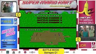 Super Mario Kart Championship 2025 - Battle Mode - Q1 Barrages - P. Wessels vs J. Coiffard