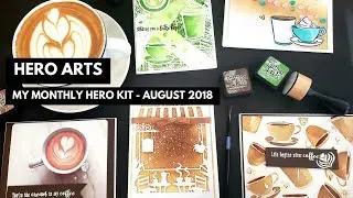 My Monthly Hero Arts (MMH)/ Coffee / August 2018 Kit