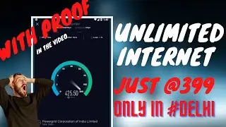 Best Internet Providers in Delhi | 400 Mbps @399 | Internet Provider in Delhi | Internet Speed |