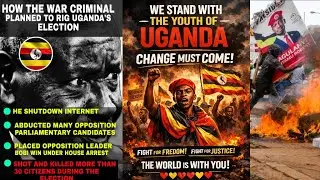 PROTESTS OVE RIGGING THE 2026 UGANDA  PRESIDENTIAL ELECTIONS