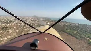 Flight adventure Senegal,  landing at Saly Portudal Aerodrome