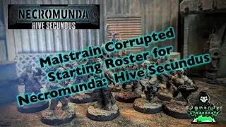 Malstrain Corrupted Gang Starting Roster for Necromunda:  Hive Secundus 2024
