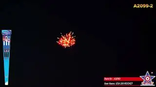 NEW FOR 2026 - A2099 USA 250 ROCKET - Starget Brand from Pyromooi Fireworks Ltd