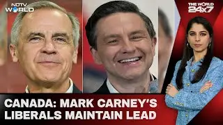 Canada Elections : Mark Carney's Liberals Maintain Lead As Counting Underway | NDTV World 24x7
