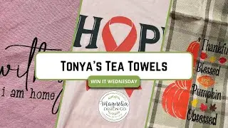 DIY Tea Towel Project | Breast Cancer Awareness & Fall | Magnolia Design Co.