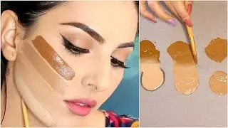 نصيحه تجميليه تبحث عنها كل بنت 👧  لون كريم الاساس المطابق للون بشرتك