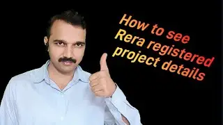 How to see online Rera registered project details @RealEstateTechRET #maharera