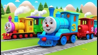 Little Train Go Chug Chug Chug | Cute and Fun Kids Nursery Rhyme Animation