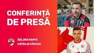 Conferință de presă Dinamo » Željko Kopić și Cătălin Cîrjan prefațează meciul cu U Cluj