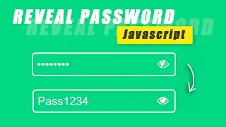 Show and Hide Password using Javascript