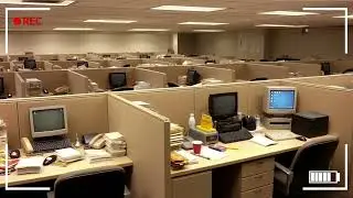 90s Office Holiday Season | Christmas Decorations & Work Ambience with Lofi Music