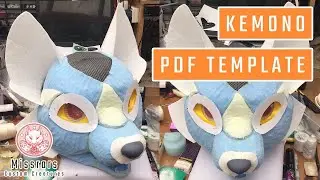 PDF PATTERN  Canine Kemono 'K Fusion' Fursuit Head Base