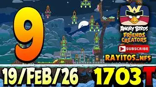 Angry Birds Friends Level 9 Tournament 1703 Highscore POWER-UP walkthrough