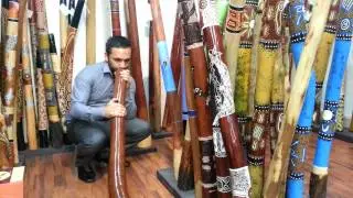Aboriginal Artist and Didgeridoo Maker Allen Mckenzie Playing Didgeridoo AM-101