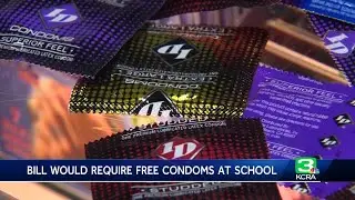 Free condoms would be at every public California high school under new bill