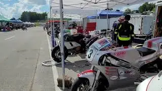 2 STROKE ROAD RACING RD400, RD 350 H2 750 2 STROKE AT BARBER VINTAGE MOTORCYCLE FESTIVAL DAYS VLOG 3