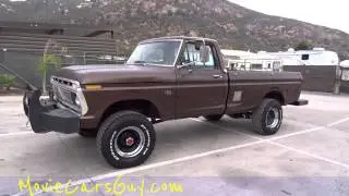 Movie Cars TV Film Ford F-250 Highboy Pickup Truck Television Movies Car Trucks Custom Offroad Video