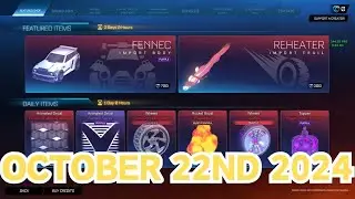 Rocket League ITEM SHOP Daily #21 (22nd October 2024) Purple Fennec is Back!