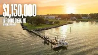 🛩️ WE LANDED A SEAPLANE on This Chesapeake Bay Waterfront! 🌊 | Private Beach | $1.15M Dream Home 🏡