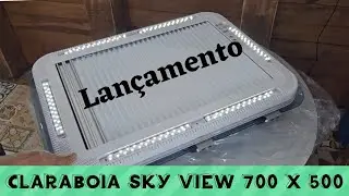 Claraboia Sky View 700 x 500 Top Rv - Motorhome - Trailer - Camper- Mini Trailer