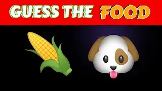 Can You Guess Food & Drinks by EMOJI? | 25 Emojis