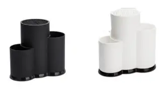 Multifunction utensil holder knife block pp flatware drainer storage box spoon fork kitchen rack