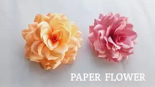 How to make paper rose  || Rose flower making with paper  || Beautiful roses