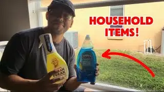 How to Clean a window with house hold items | Window Cleaning 101