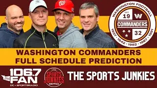 Full Commanders Schedule Prediction | Sports Junkies