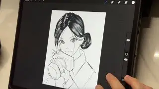 Drawing on Procreate #14 | iPad ASMR