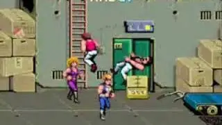 Double Dragon arcade gameplay 2nd mission
